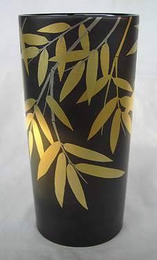 Noire Vase phases 24 cm de ROSENTHAL